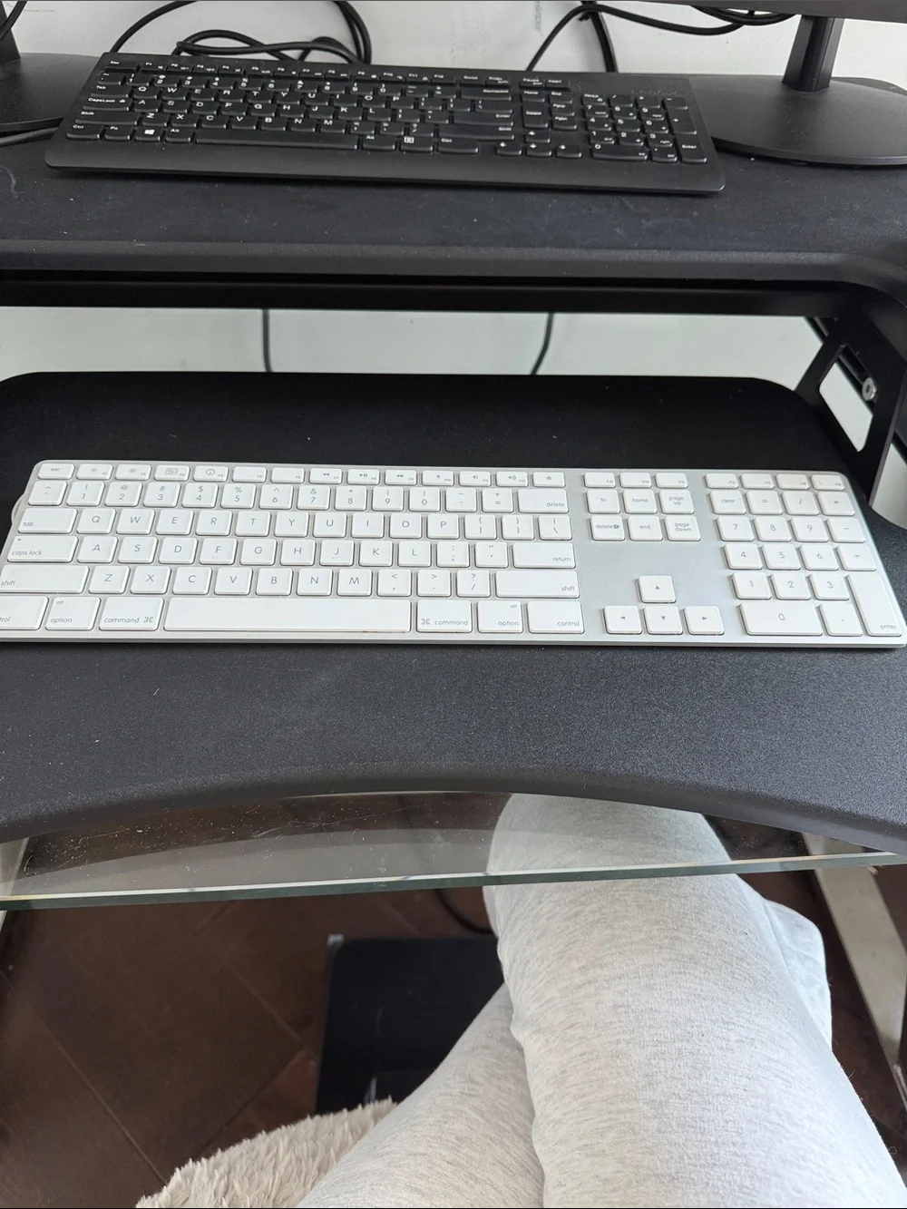 Apple White Wired Aluminum Full-Size Keyboard with Numeric Keypad